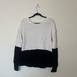 Banana Republic Black & White Chunky Sweater